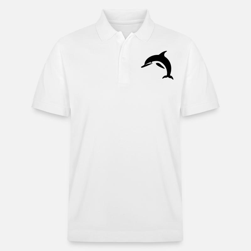 Delfin - Stanley/Stella Unisex Bio-Poloshirt PREPSTER - Weiß
