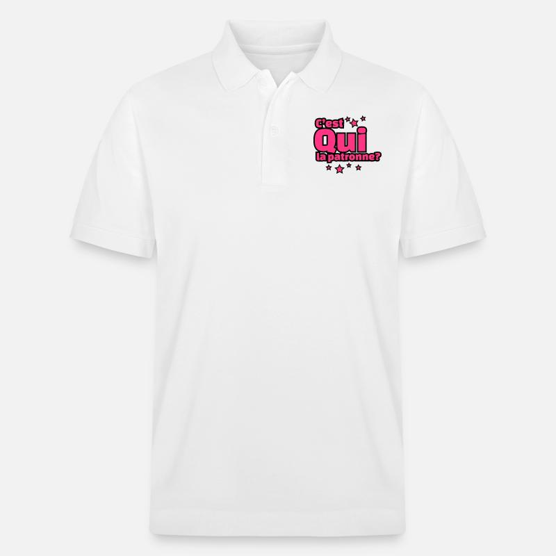 C'EST QUI LA PATRONNE? - Polo PREPSTER bio Stanley/Stella Unisexe - blanc