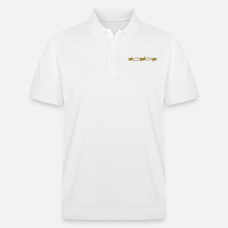 Stacheldraht - Stanley/Stella Unisex Bio-Poloshirt PREPSTER - Weiß