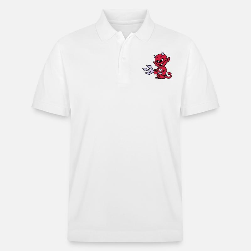 diable bebe - Polo PREPSTER bio Stanley/Stella Unisexe - blanc