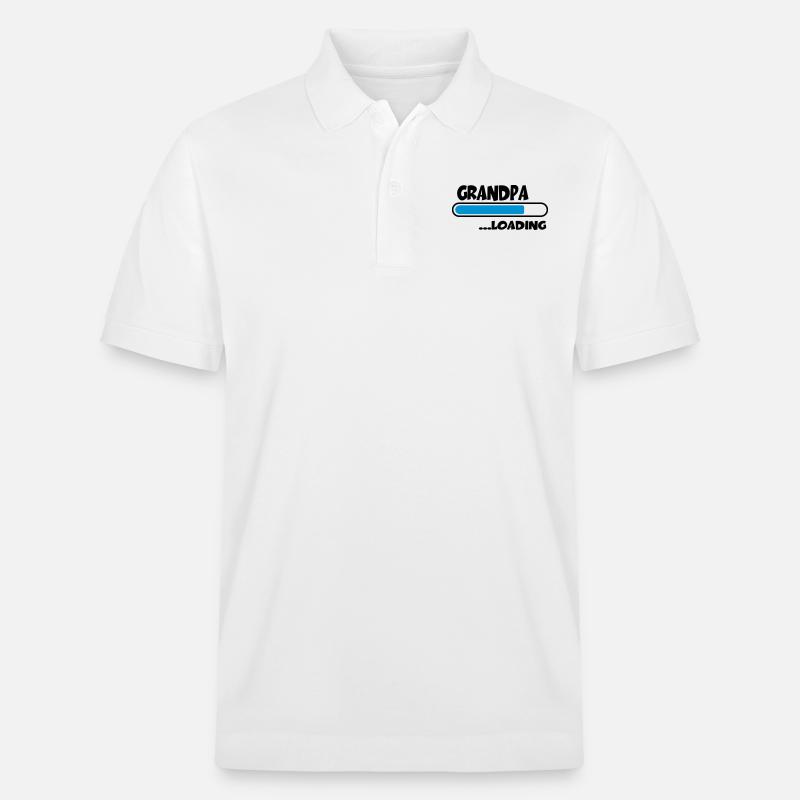 Grandpa loading - Stanley/Stella Unisex Bio-Poloshirt PREPSTER - Weiß