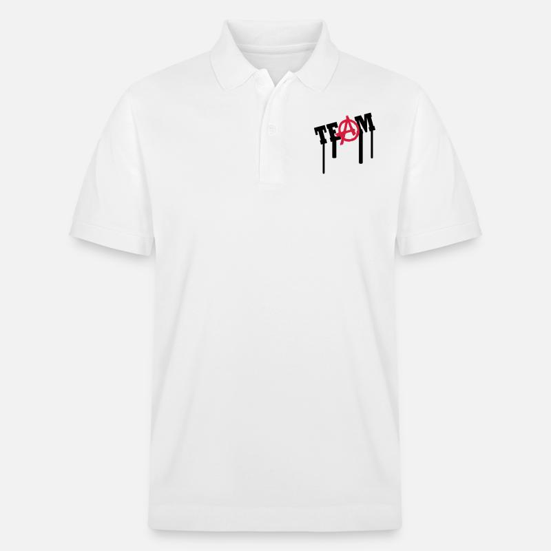 a team graffiti - Stanley/Stella Unisex Bio-Poloshirt PREPSTER - Weiß