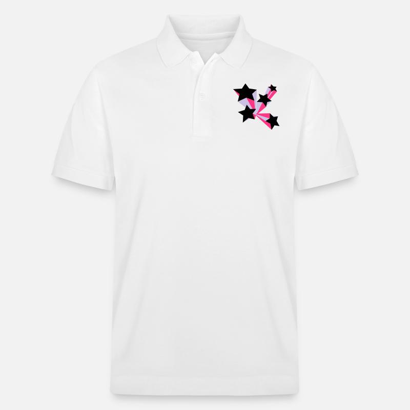 Sterne 3D - Polo PREPSTER bio Stanley/Stella Unisexe - blanc