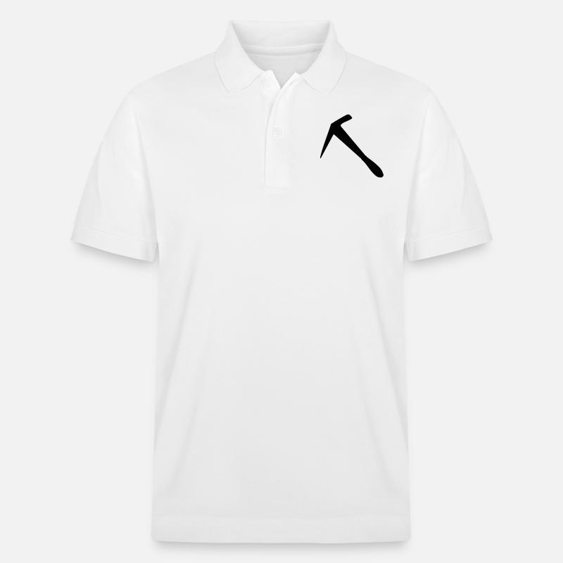 Schieferhammer Dachdecker - Stanley/Stella Unisex Bio-Poloshirt PREPSTER - Weiß