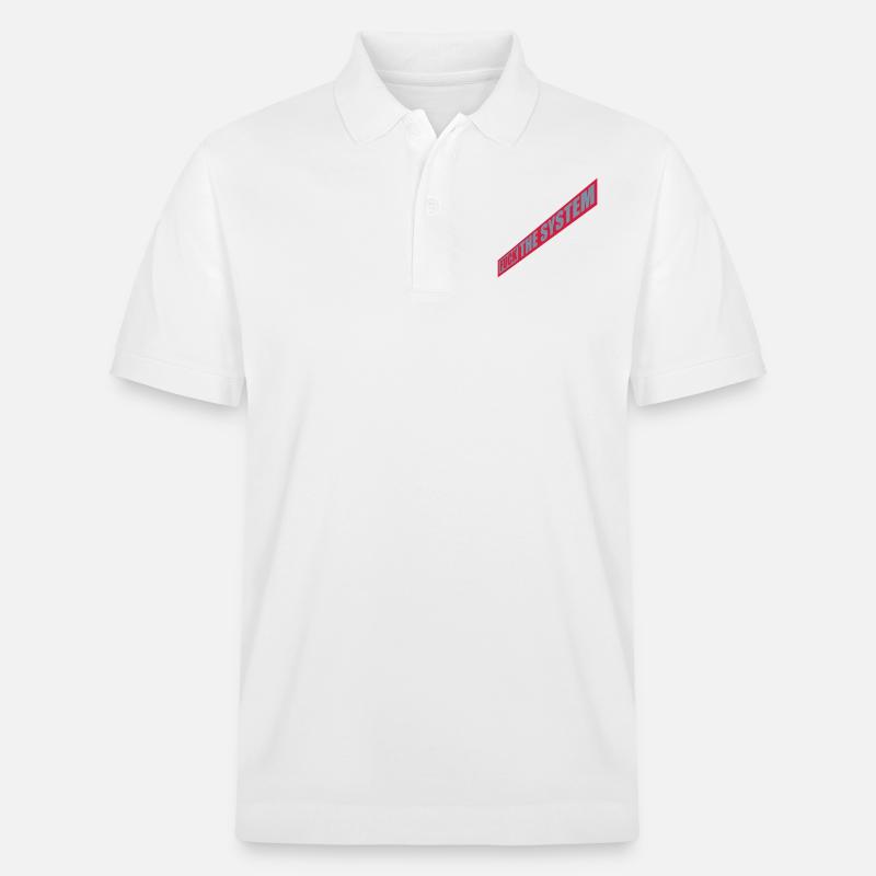 Le socialisme baise le système - Polo PREPSTER bio Stanley/Stella Unisexe - blanc