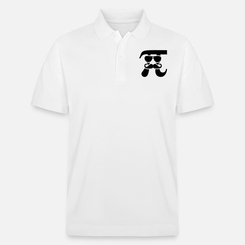 Pi - Stanley/Stella Unisex Bio-Poloshirt PREPSTER - Weiß