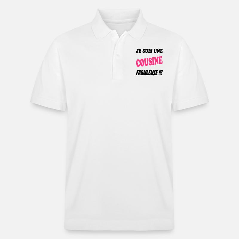 COUSIN NEVEU FRERE - Polo PREPSTER bio Stanley/Stella Unisexe - blanc