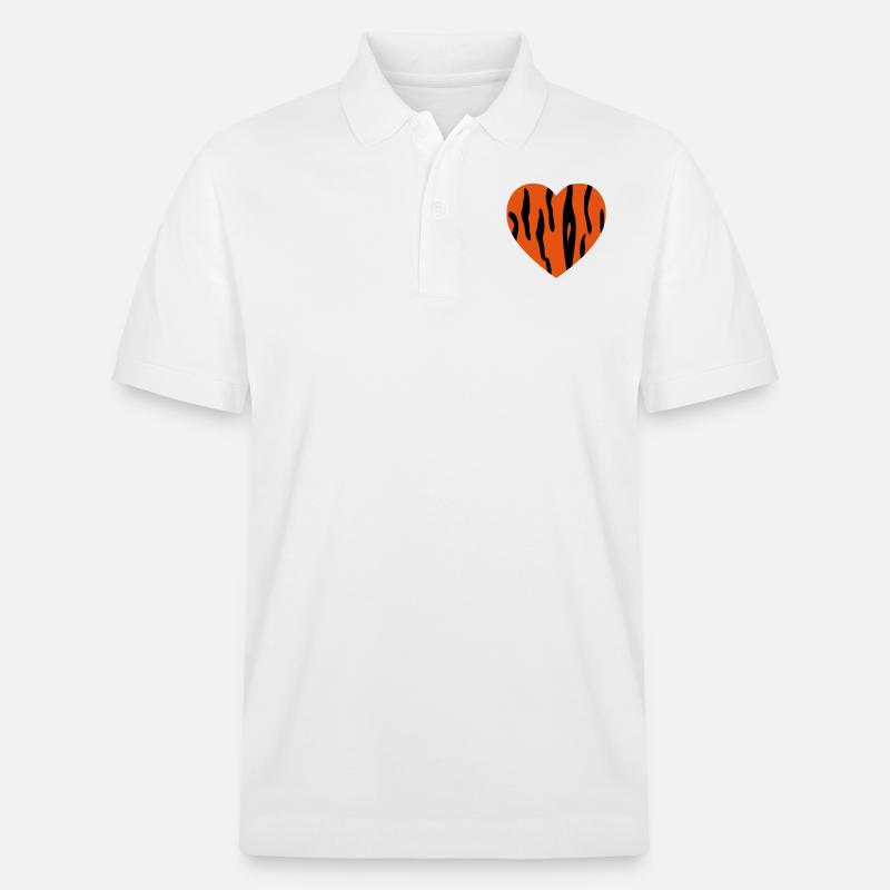 herz_tiger - Polo PREPSTER bio Stanley/Stella Unisexe - blanc