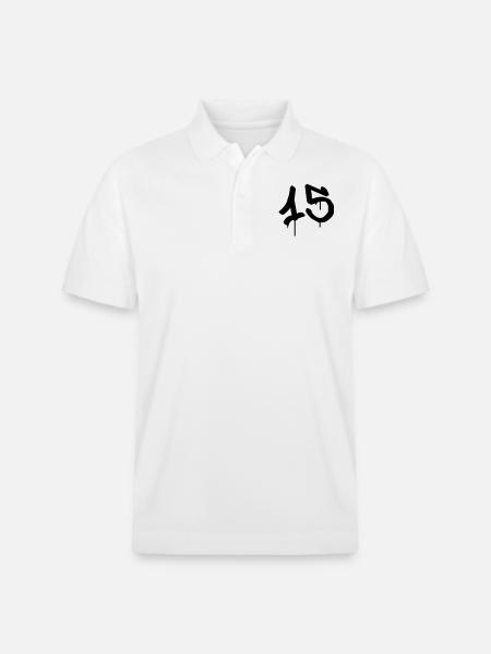 Graffiti : 15 - Stanley/Stella Unisex Organic Polo Shirt PREPSTER - white