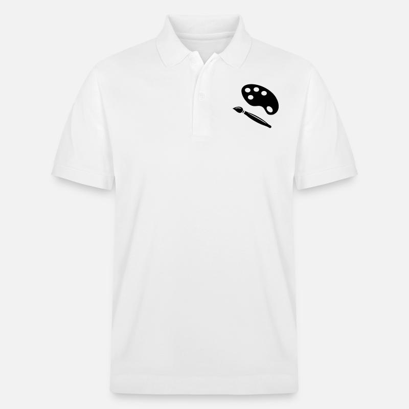 Set de peinture - Polo PREPSTER bio Stanley/Stella Unisexe - blanc