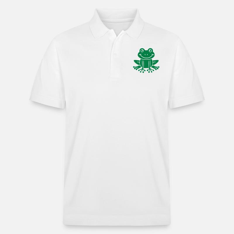 Frosch - Stanley/Stella Unisex Bio-Poloshirt PREPSTER - Weiß