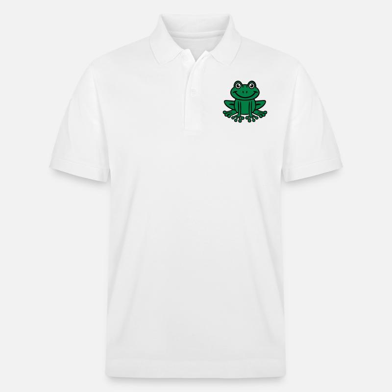 Frosch - Stanley/Stella Unisex Bio-Poloshirt PREPSTER - Weiß