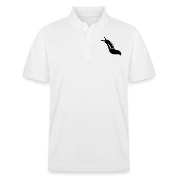 slug - Stanley/Stella Unisex Organic Polo Shirt PREPSTER - white - Front - Roxy (174cm) & Andy (188cm)