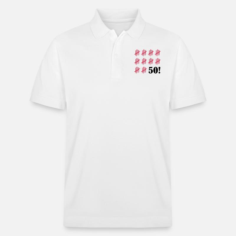 kratzer_50_2 - Stanley/Stella Unisex Bio-Poloshirt PREPSTER - Weiß