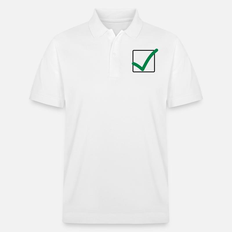 haekchen_02 - Polo PREPSTER bio Stanley/Stella Unisexe - blanc