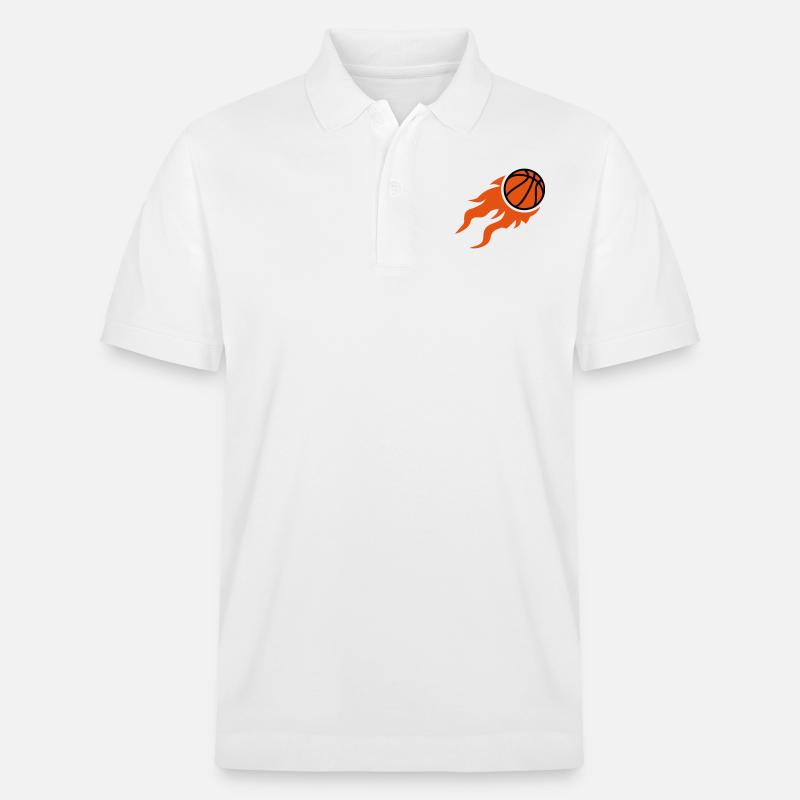 Basketball - Polo PREPSTER bio Stanley/Stella Unisexe - blanc