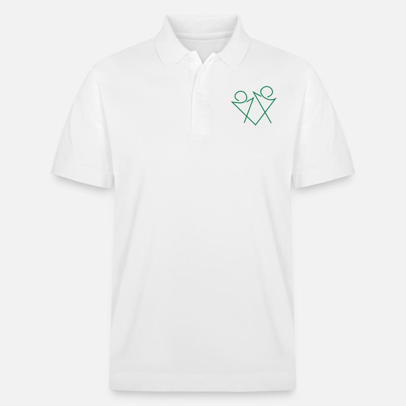 zwilling - Stanley/Stella Unisex Bio-Poloshirt PREPSTER - Weiß