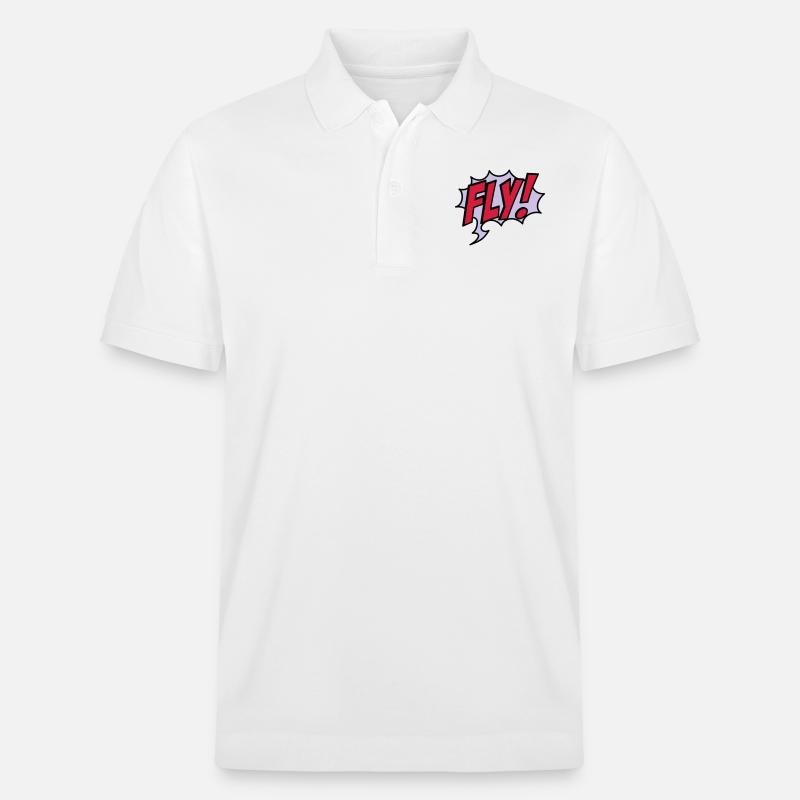 fly - Polo PREPSTER bio Stanley/Stella Unisexe - blanc