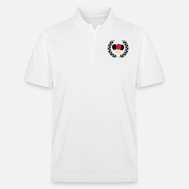 Tischtennis - Stanley/Stella Unisex Bio-Poloshirt PREPSTER - Weiß