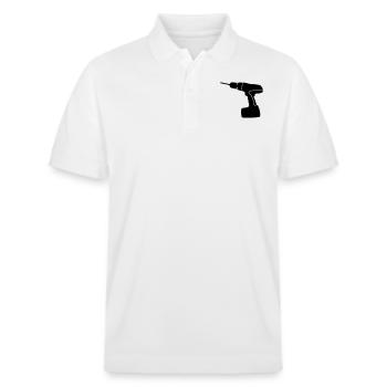 tool, tools - Stanley/Stella Unisex Organic Polo Shirt PREPSTER - white - Front - Roxy (174cm) & Andy (188cm)