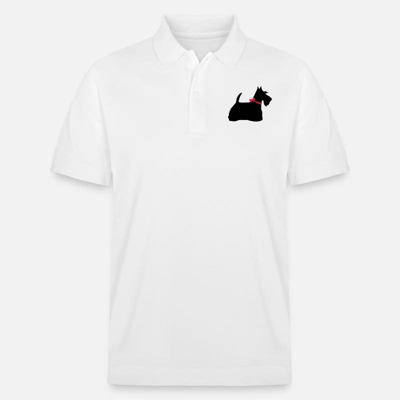 Scotch Terrier - Polo PREPSTER bio Stanley/Stella Unisexe - blanc