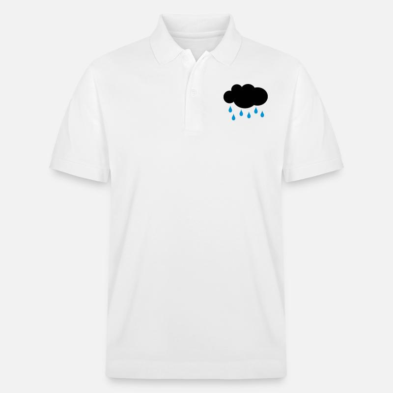 pluie - Polo PREPSTER bio Stanley/Stella Unisexe - blanc
