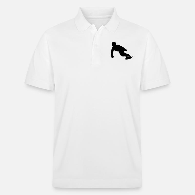 Snowboarding - Stanley/Stella Unisex Bio-Poloshirt PREPSTER - Weiß
