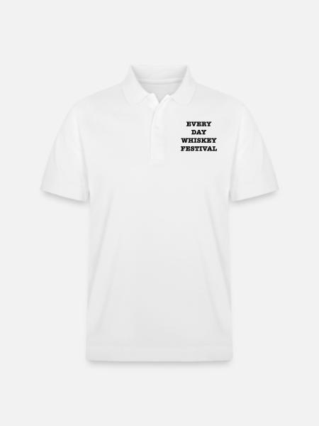 Every Day Whisky Festival - Stanley/Stella Unisex Organic Polo Shirt PREPSTER - white