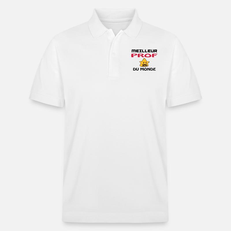 MEILLEUR PROF DU MONDE - Polo PREPSTER bio Stanley/Stella Unisexe - blanc