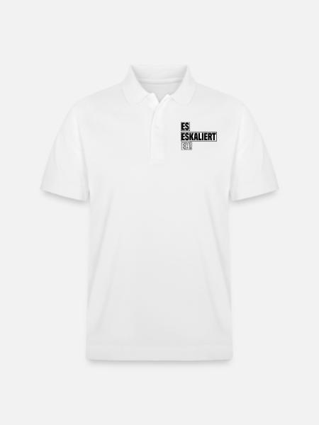 es eskaliert eh - Stanley/Stella Unisex Bio-Poloshirt PREPSTER - Weiß