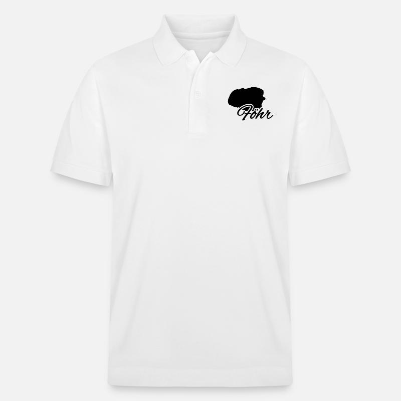 Föhr - Stanley/Stella Unisex Bio-Poloshirt PREPSTER - Weiß