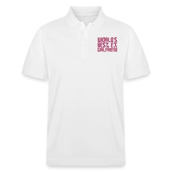 worlds best ex girlfriend - Stanley/Stella Unisex Bio-Poloshirt PREPSTER - Weiß - Vorne - Roxy (174cm) & Andy (188cm)
