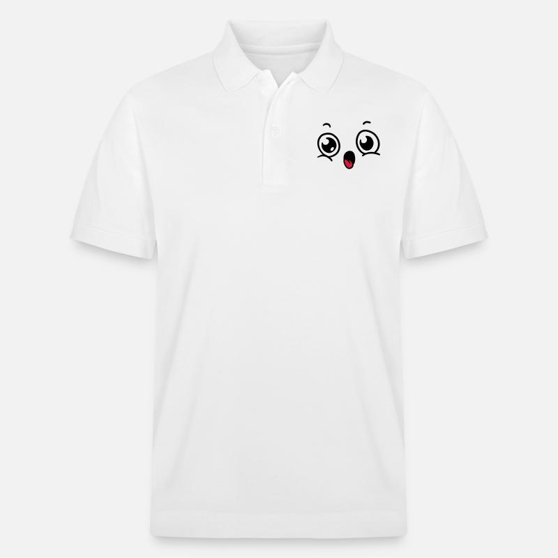 Déguisement de visage - Polo PREPSTER bio Stanley/Stella Unisexe - blanc
