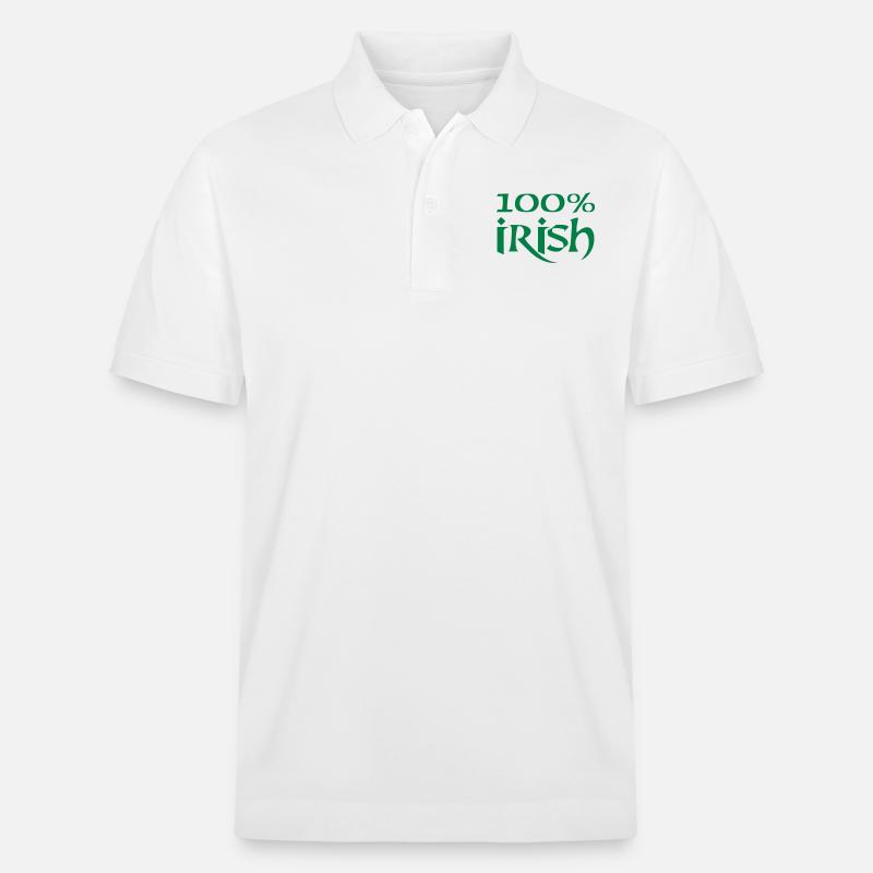 100 % irish - Polo PREPSTER bio Stanley/Stella Unisexe - blanc