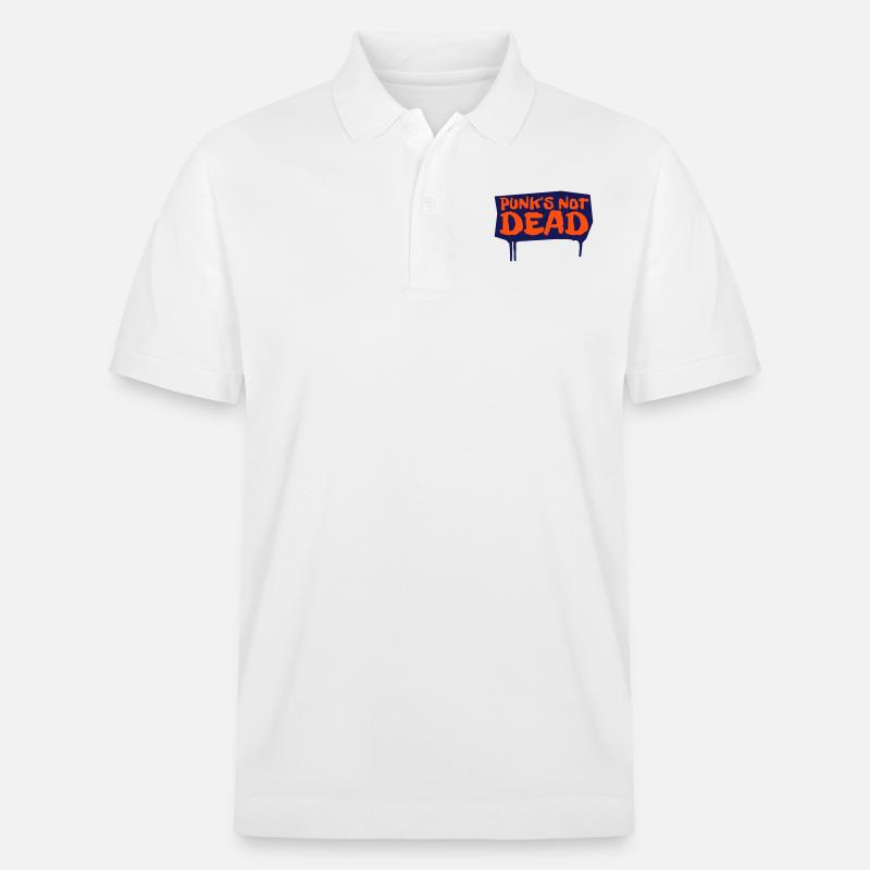 Punks Not Dead - Stanley/Stella Unisex Bio-Poloshirt PREPSTER - Weiß