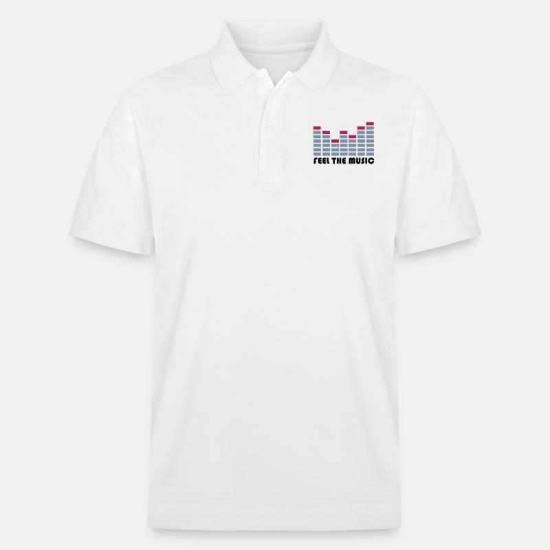 equalizer - Stanley/Stella Unisex Organic Polo Shirt PREPSTER - white