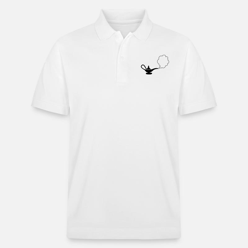 wunderlampe_01 - Stanley/Stella Unisex Organic Polo Shirt PREPSTER - white