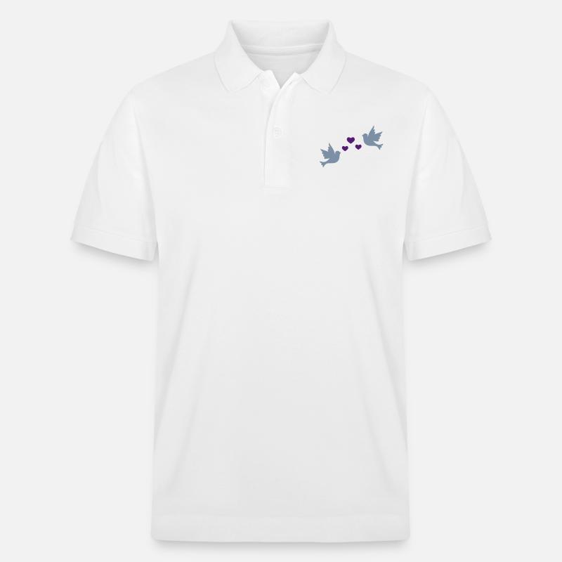 romantik - Stanley/Stella Unisex Bio-Poloshirt PREPSTER - Weiß