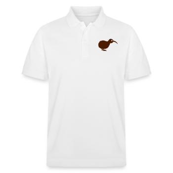 Kiwi - Ekologiczna koszulka polo typu unisex Stanley/Stella PREPSTER - biały - Przód - Roxy (174cm) & Andy (188cm)