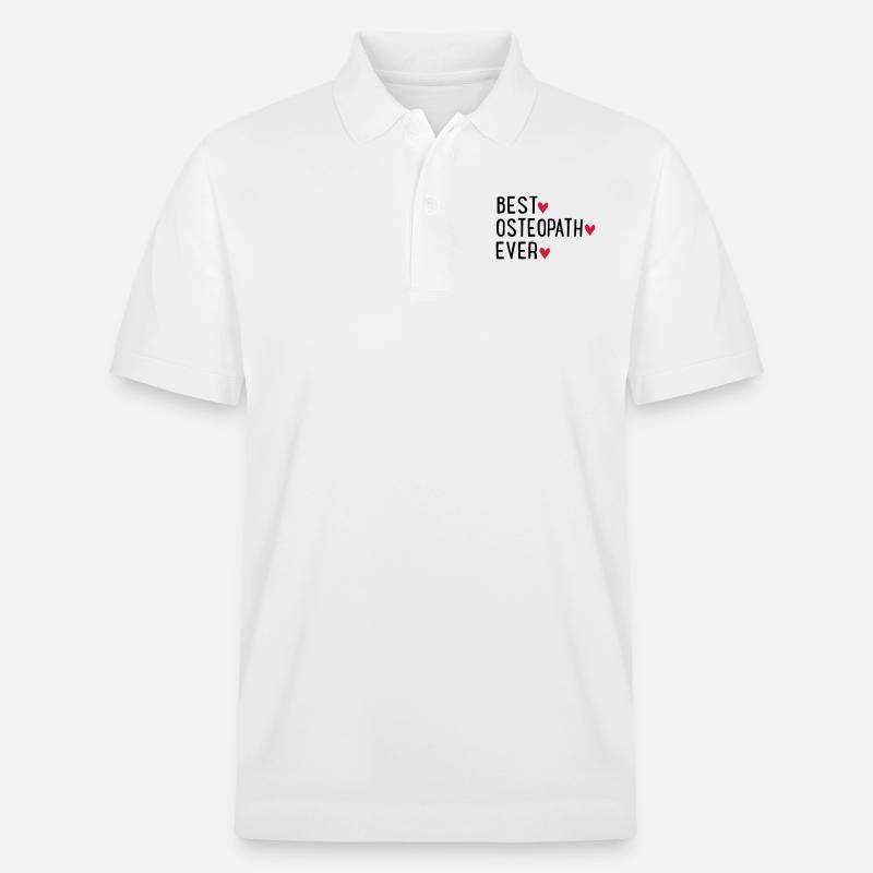 Bester Osteopath - Stanley/Stella Unisex Bio-Poloshirt PREPSTER - Weiß