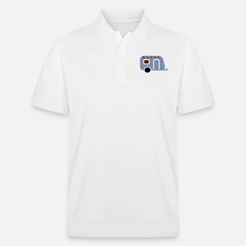 campen - Stanley/Stella Unisex Bio-Poloshirt PREPSTER - Weiß