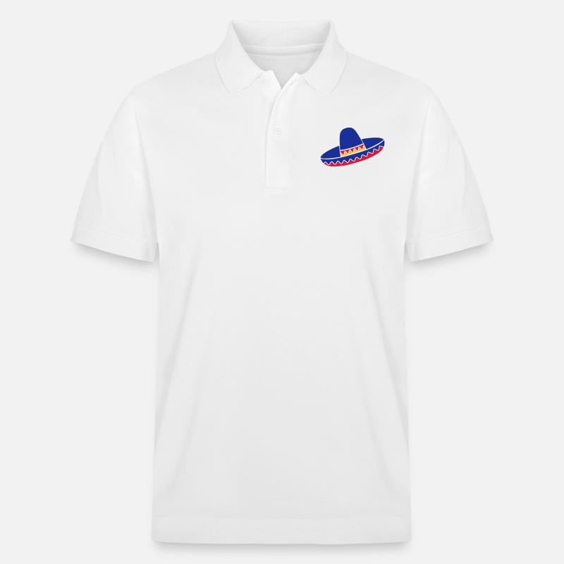 Sombrero - Stanley/Stella Unisex Bio-Poloshirt PREPSTER - Weiß