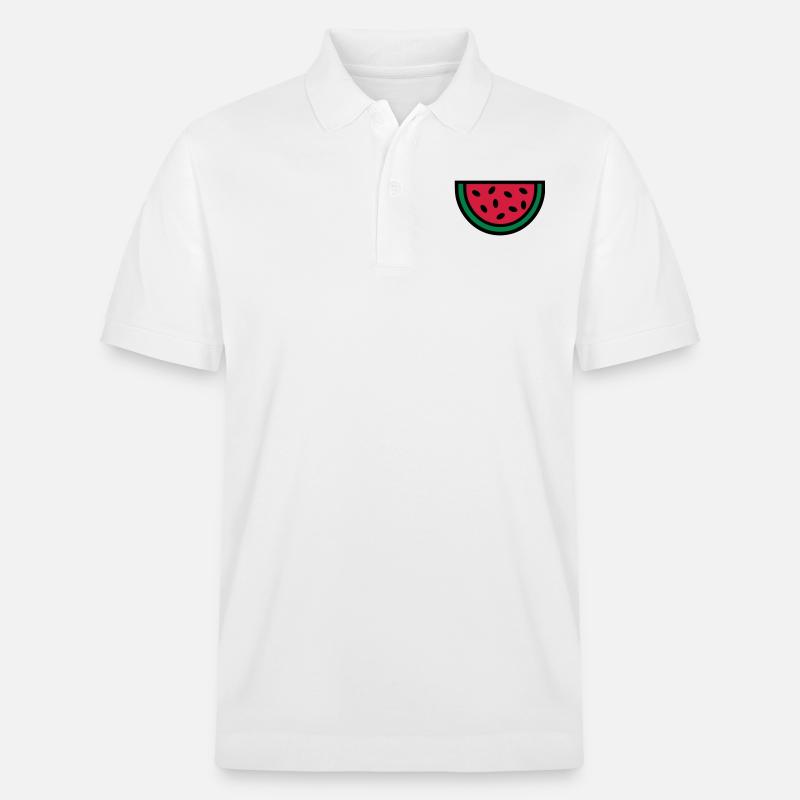 Melone - Stanley/Stella Unisex Bio-Poloshirt PREPSTER - Weiß