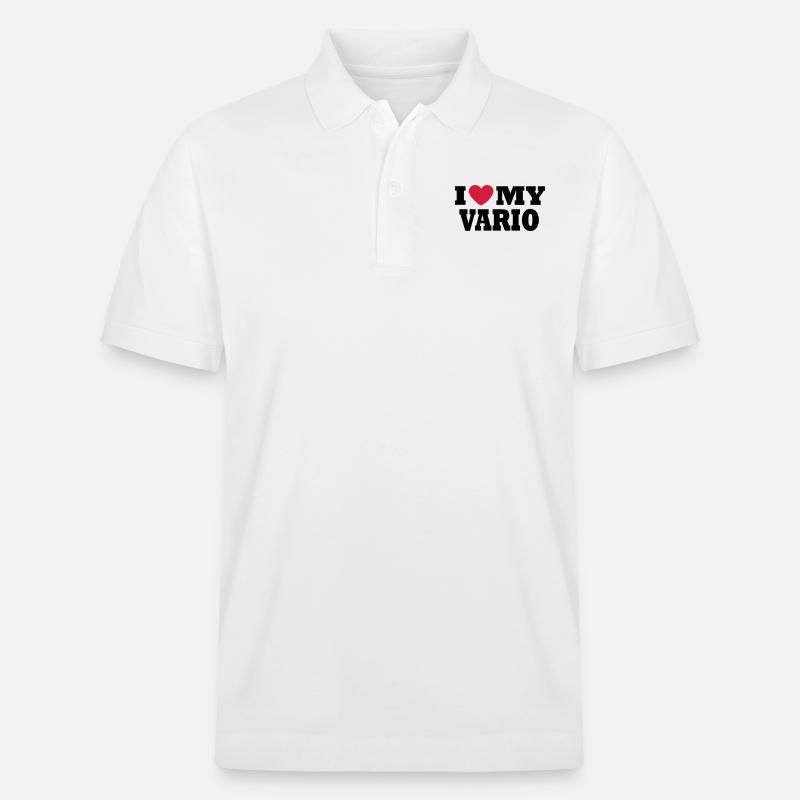 Vario-Liebe - Stanley/Stella Unisex Bio-Poloshirt PREPSTER - Weiß