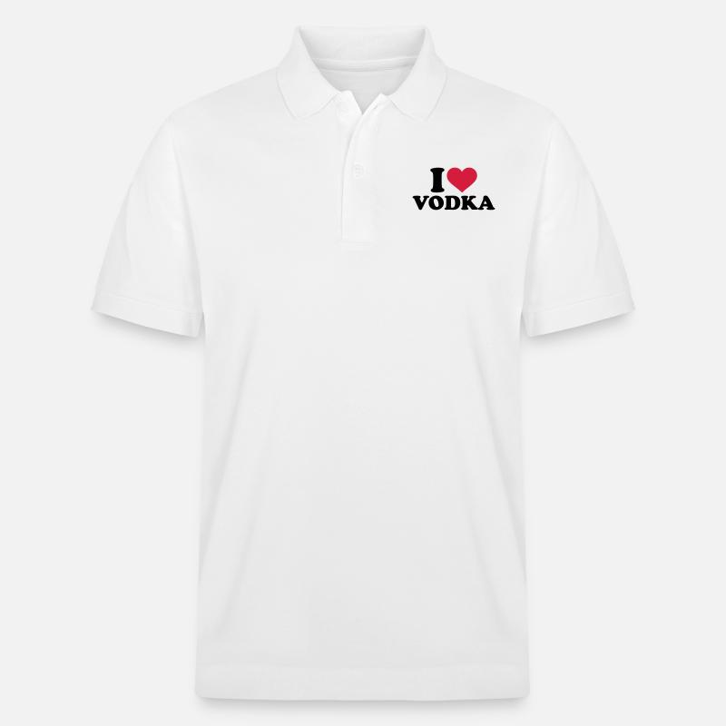 Wodka - Stanley/Stella Unisex Bio-Poloshirt PREPSTER - Weiß