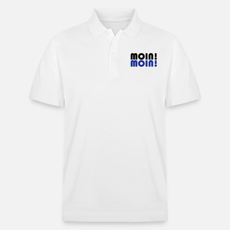 Moin Spruch - Stanley/Stella Unisex Bio-Poloshirt PREPSTER - Weiß