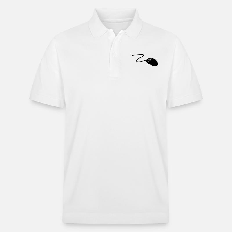 Maus - Stanley/Stella Unisex Bio-Poloshirt PREPSTER - Weiß