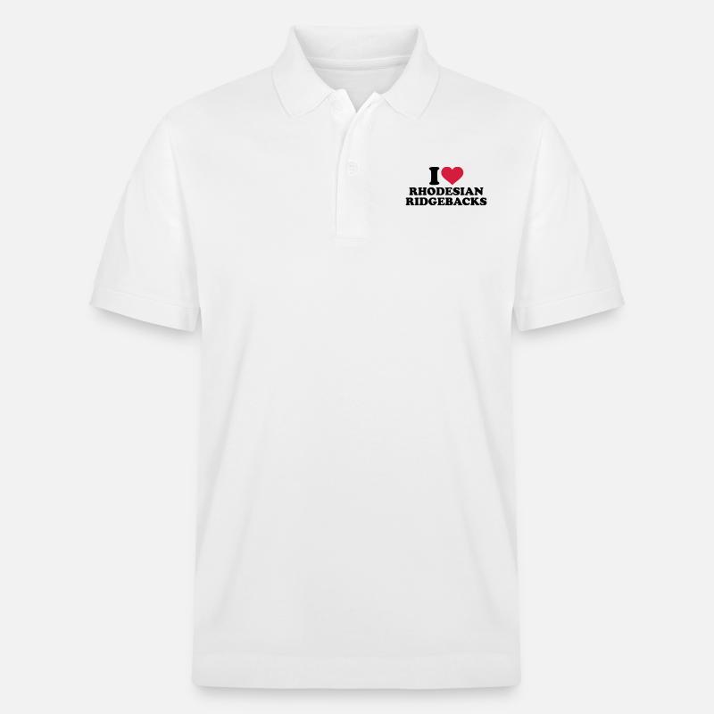 Rhodesian Ridgeback - Stanley/Stella Unisex Bio-Poloshirt PREPSTER - Weiß