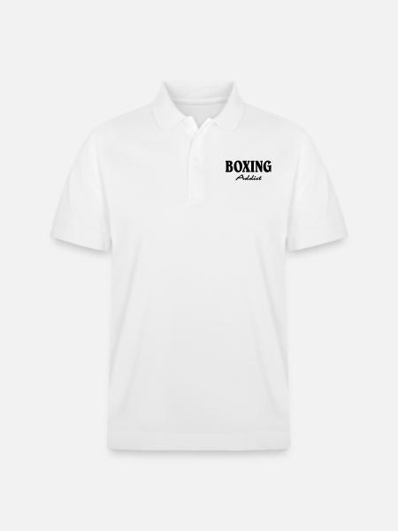 Boxing Addict - Stanley/Stella Unisex Bio-Poloshirt PREPSTER - Weiß