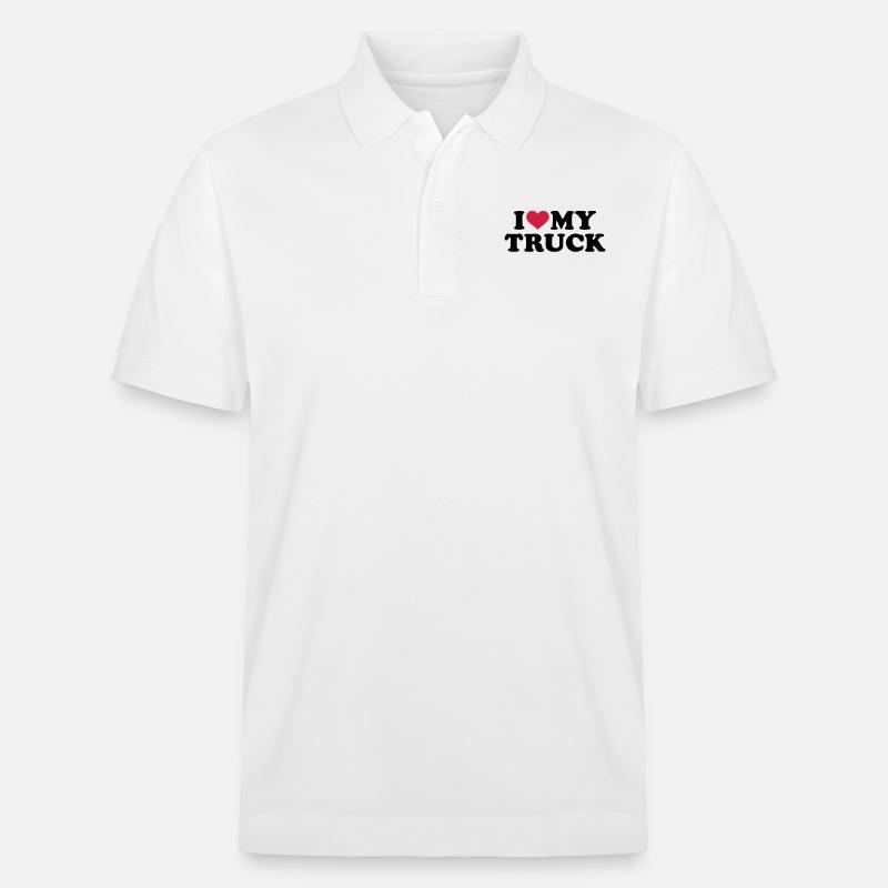 LKW - Stanley/Stella Unisex Bio-Poloshirt PREPSTER - Weiß